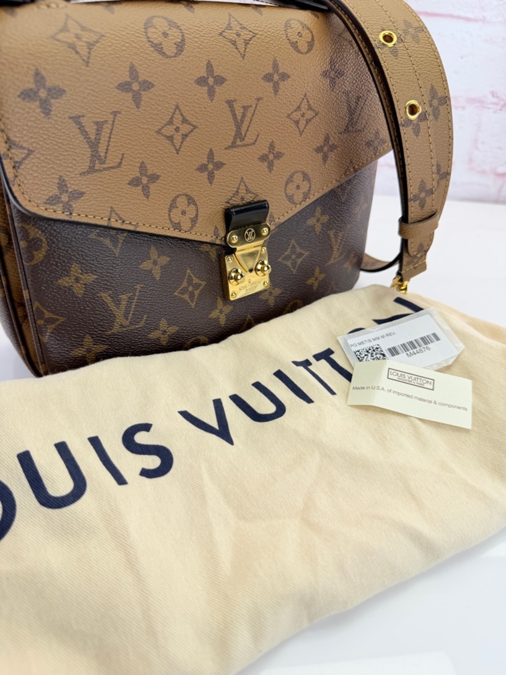 Louis Vuitton Reverse Metis Monogram Pochette Bag - Picture 15 of 16
